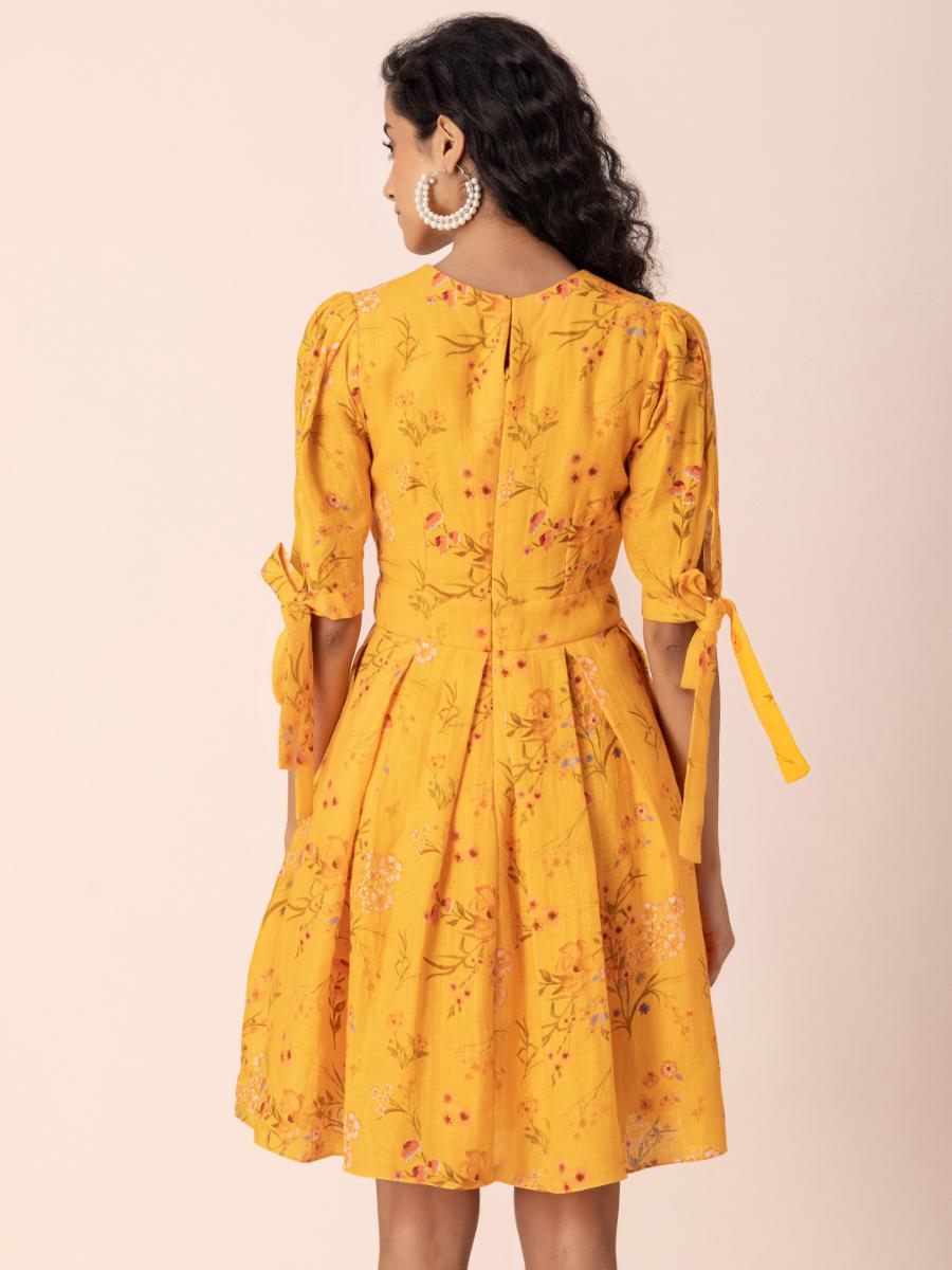 SunnyHue Hemp Mini Dress