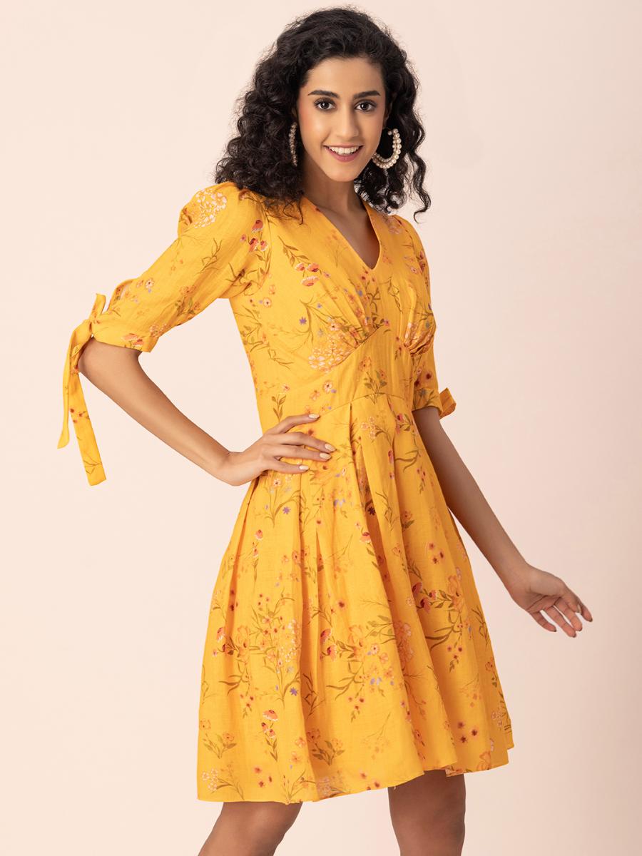 SunnyHue Hemp Mini Dress