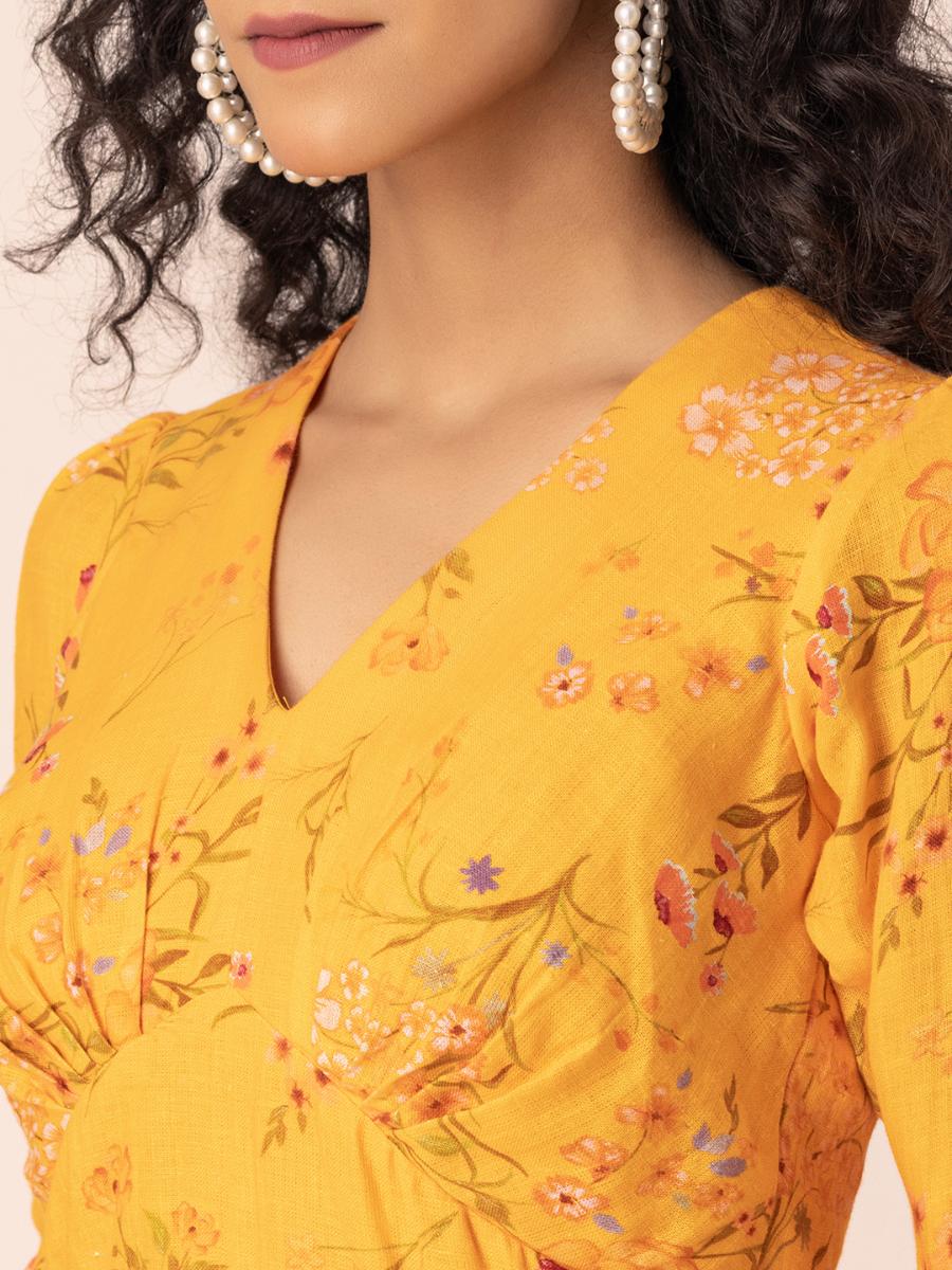 SunnyHue Hemp Mini Dress