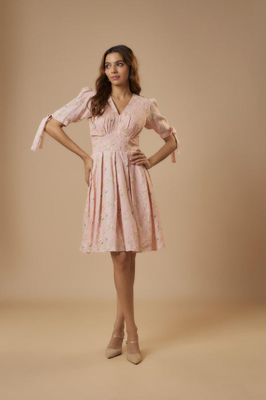 Olivia Hemp Dress : Pink