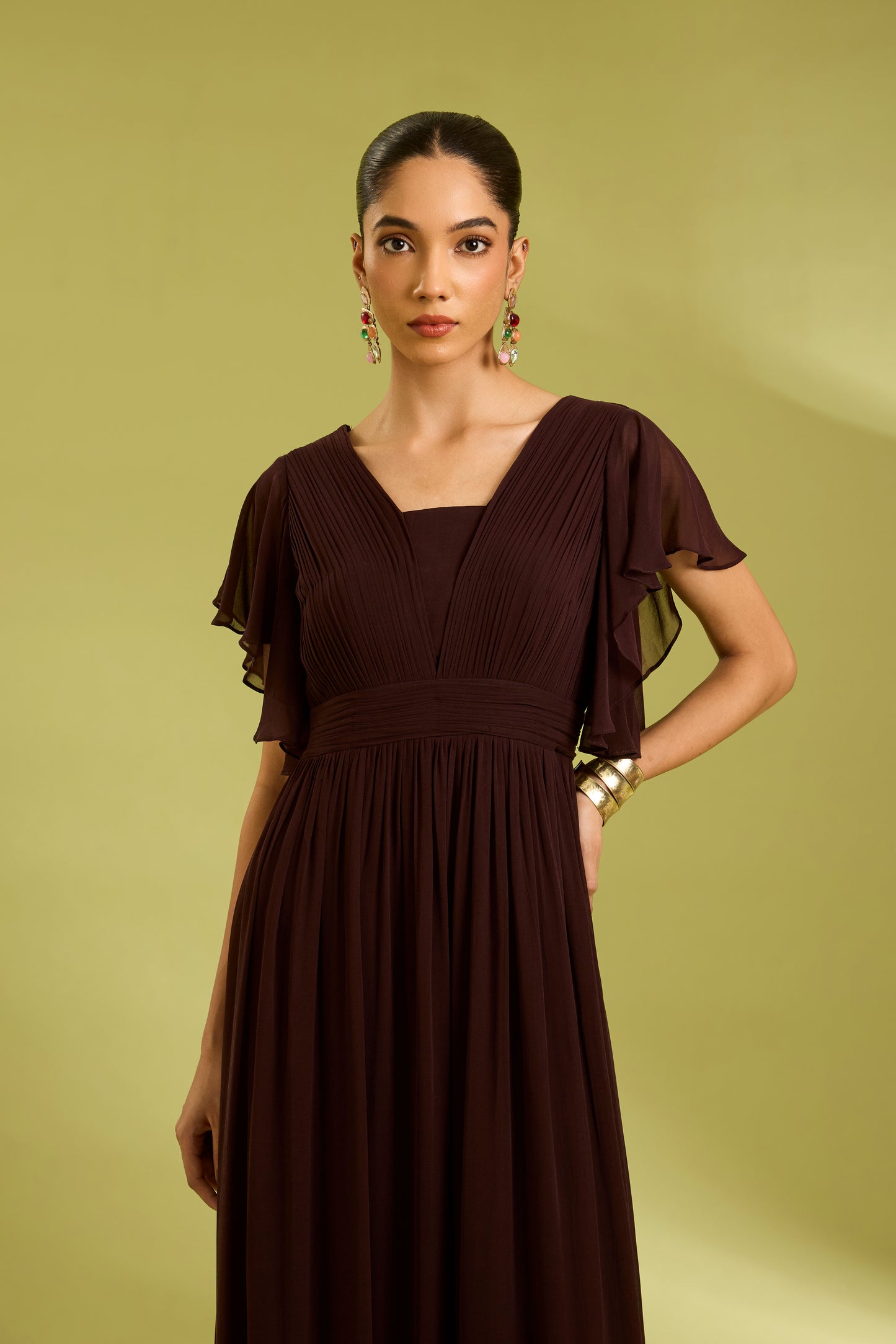 Brown Evening Gown