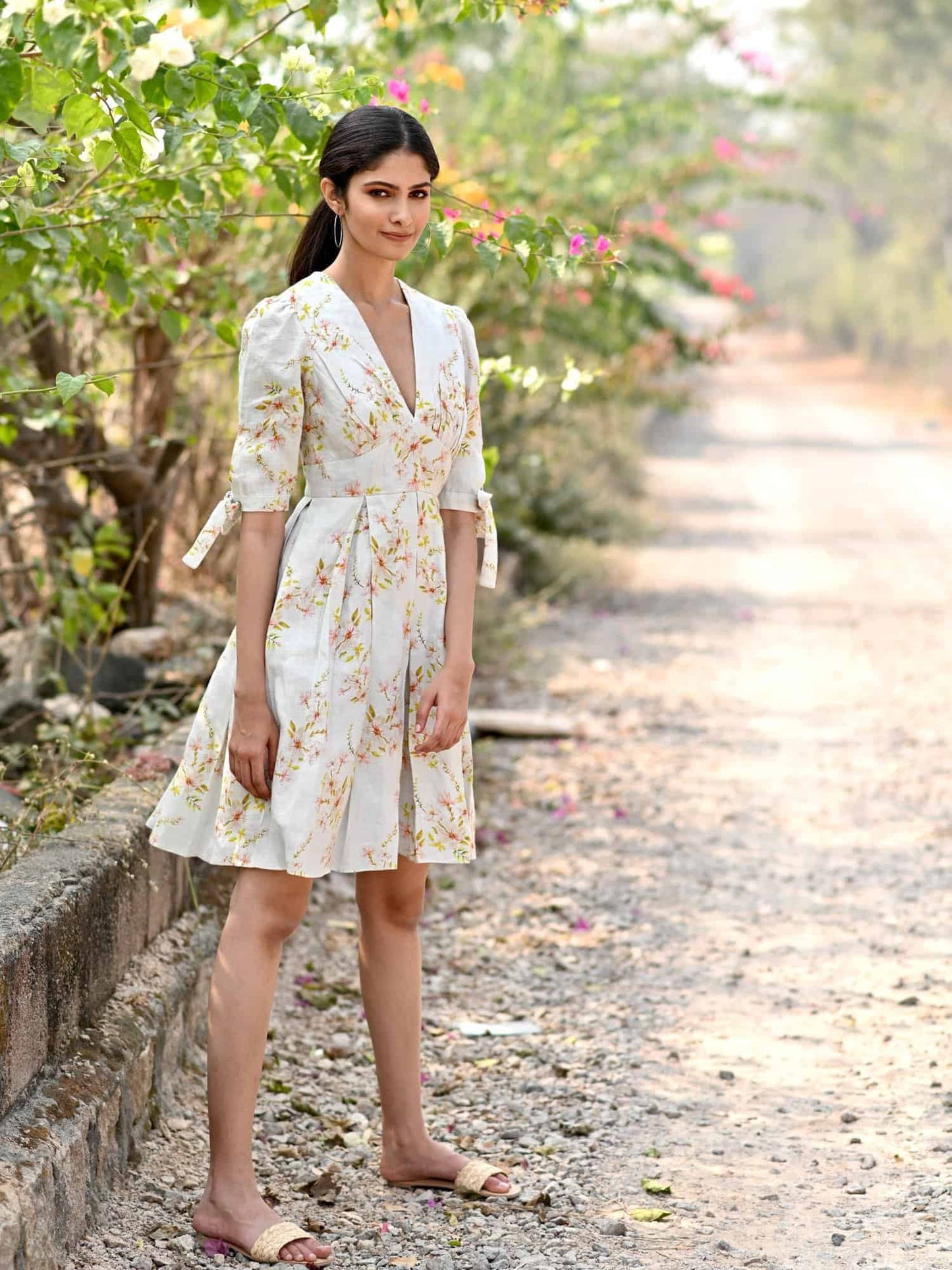 SunnyHue Hemp Mini Dress
