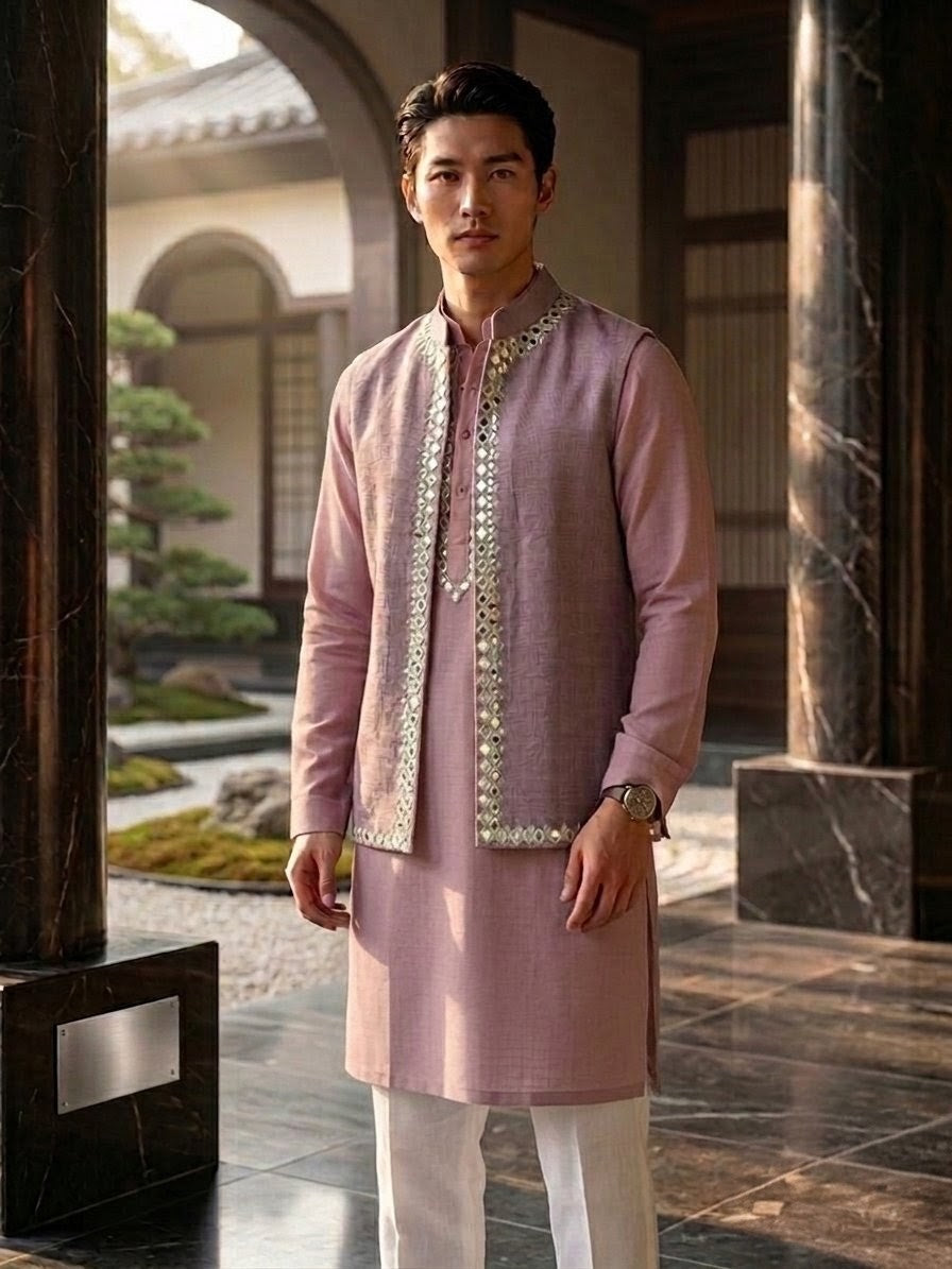 Kurta and Jacket Men's Set