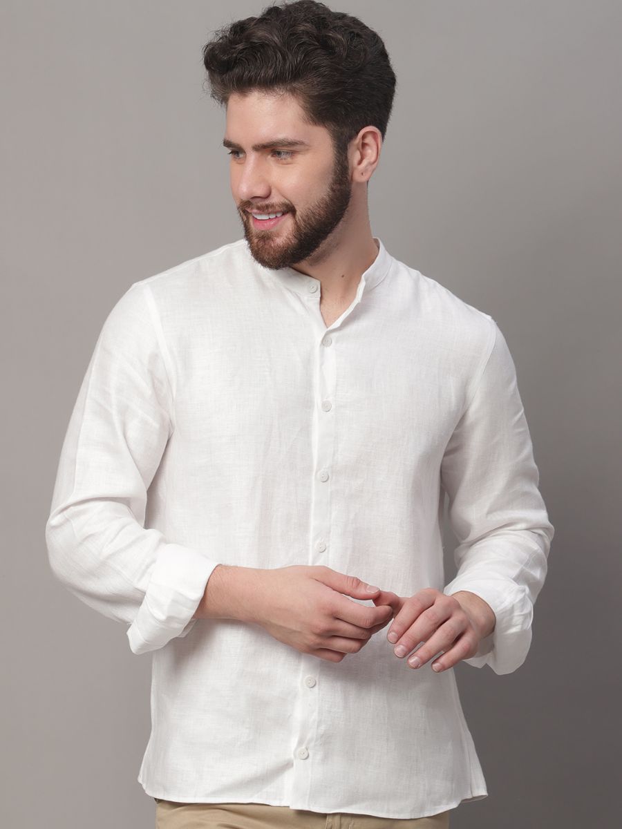 Classic white hemp shirt