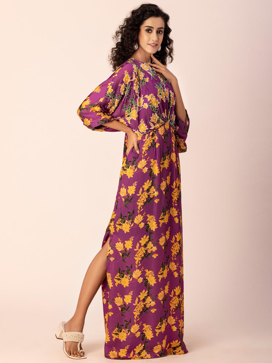 Purple Bloom Maxi