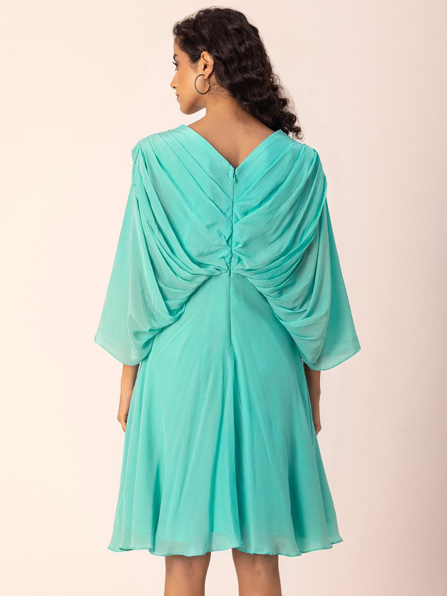 Seashade Drape Dress