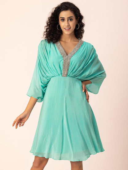 Seashade Drape Dress