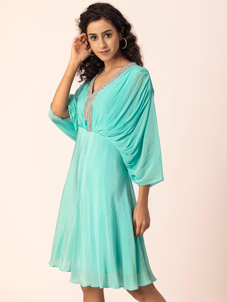 Seashade Drape Dress