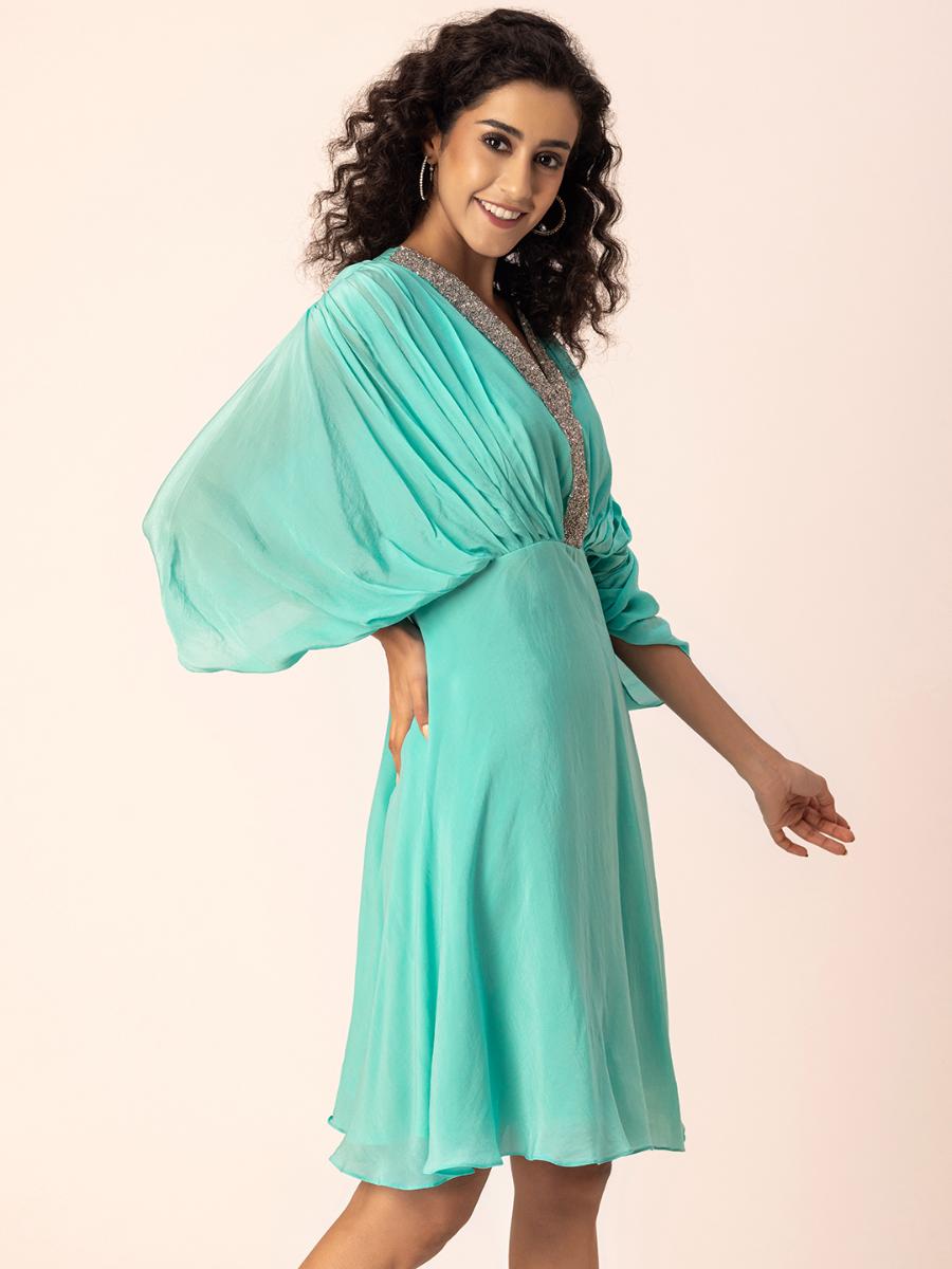 Seashade Drape Dress