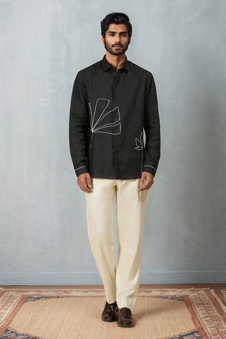 Black Hemp Shirt