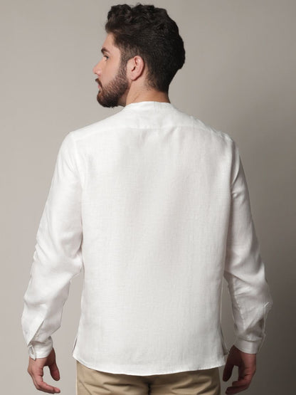 Classic white hemp shirt