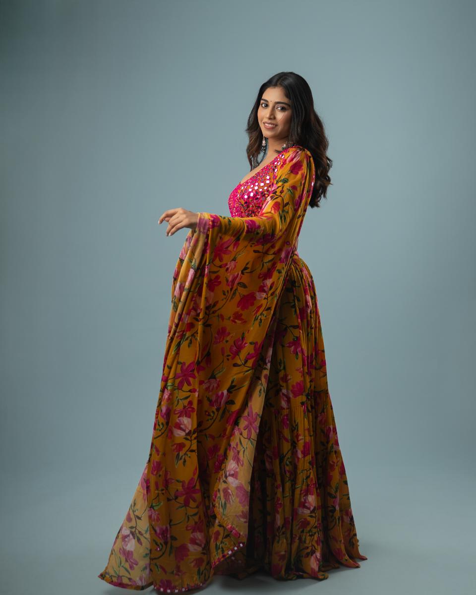 Mirror Embroidered Lehenga