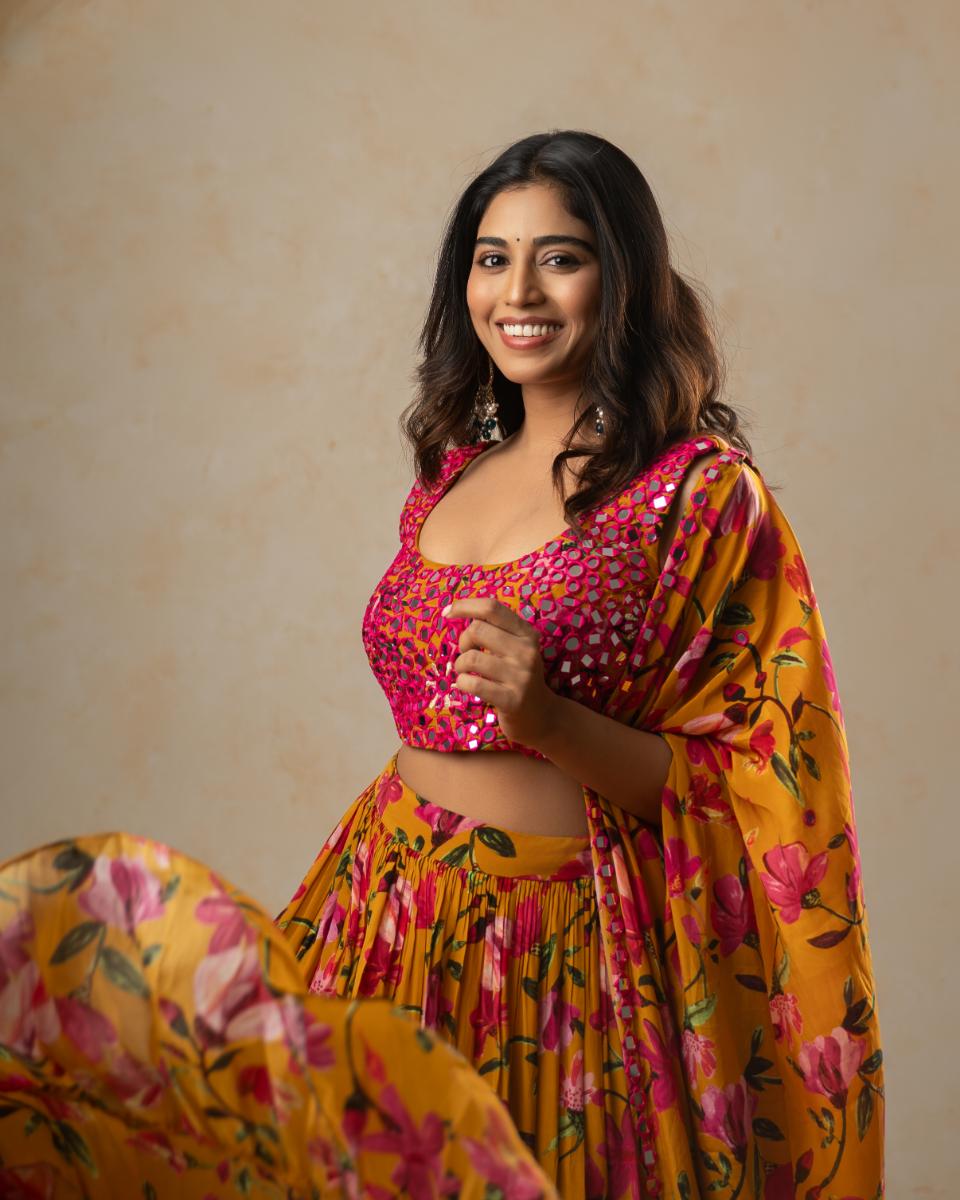 Mirror Embroidered Lehenga