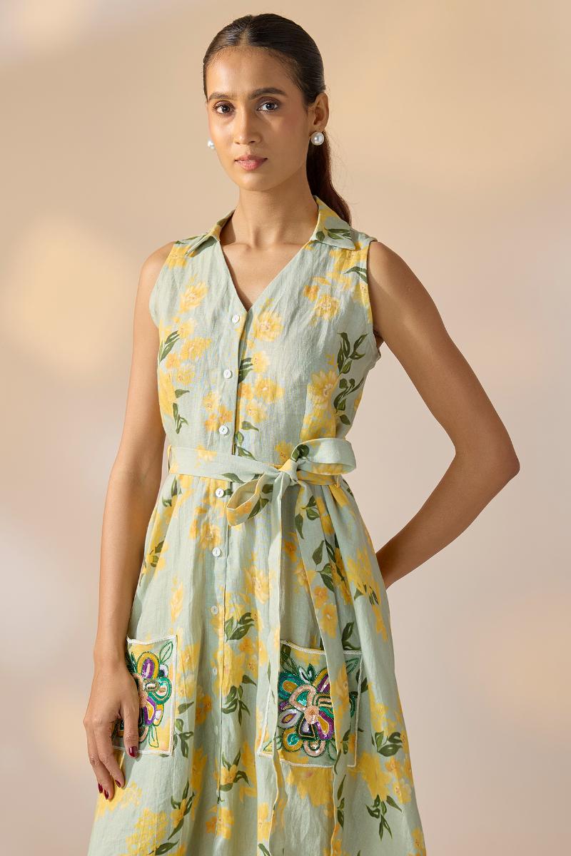 Yellow Love Sheath Dress