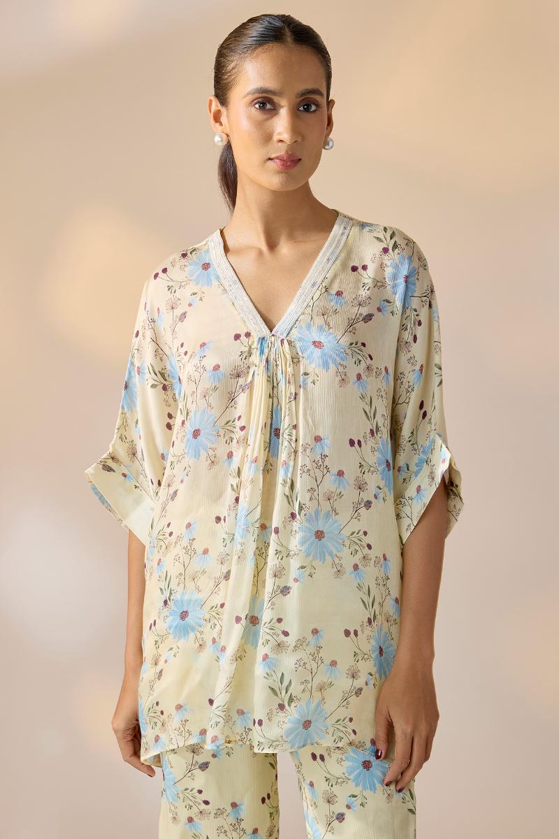 Poppy Floral Print Top