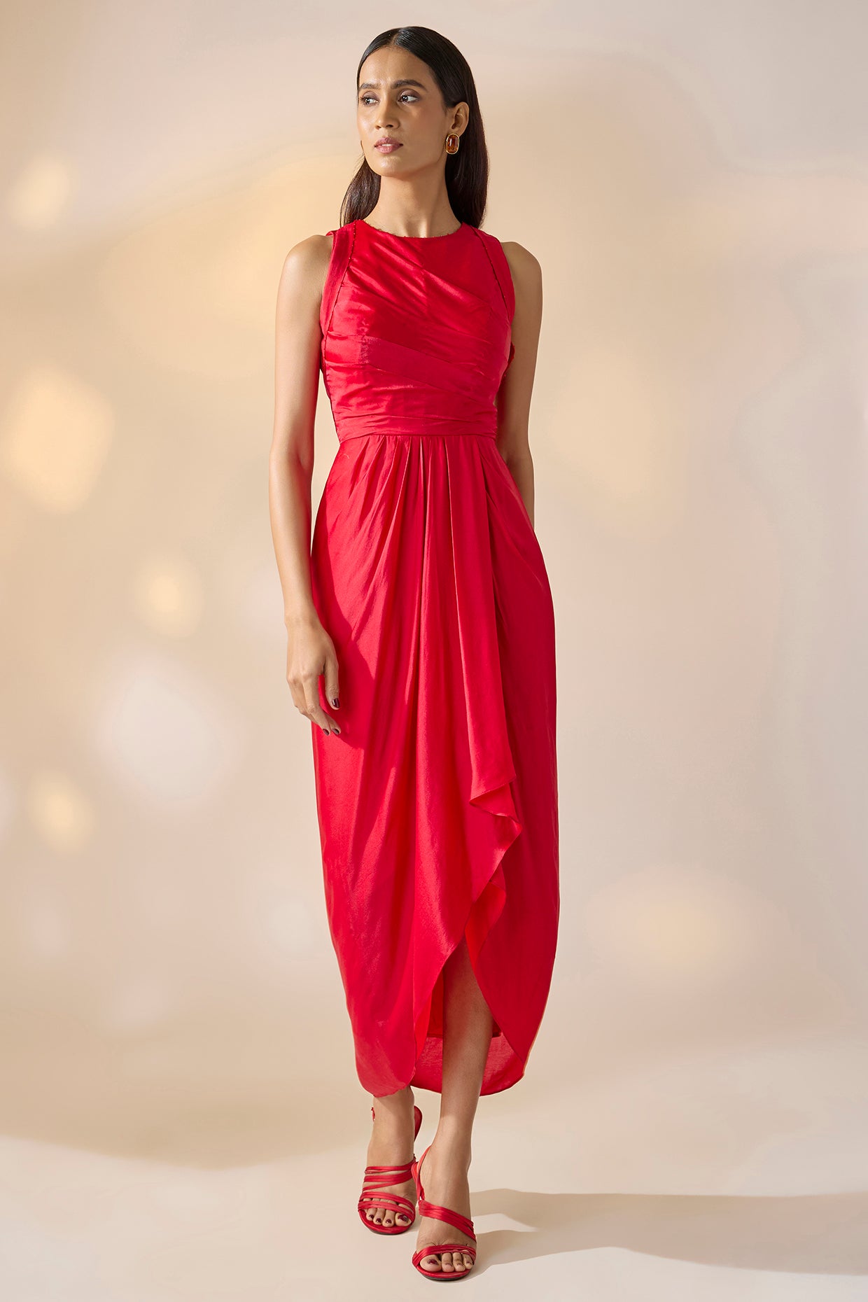 Scarlet Hour Drape Dress