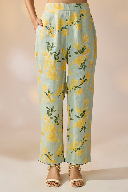 Yellow Floral Coordinate Set