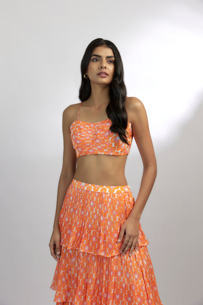 Tangello Top and Skirt Set