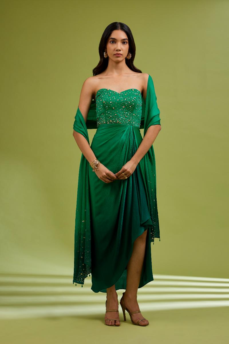 Ombre Corset Gown