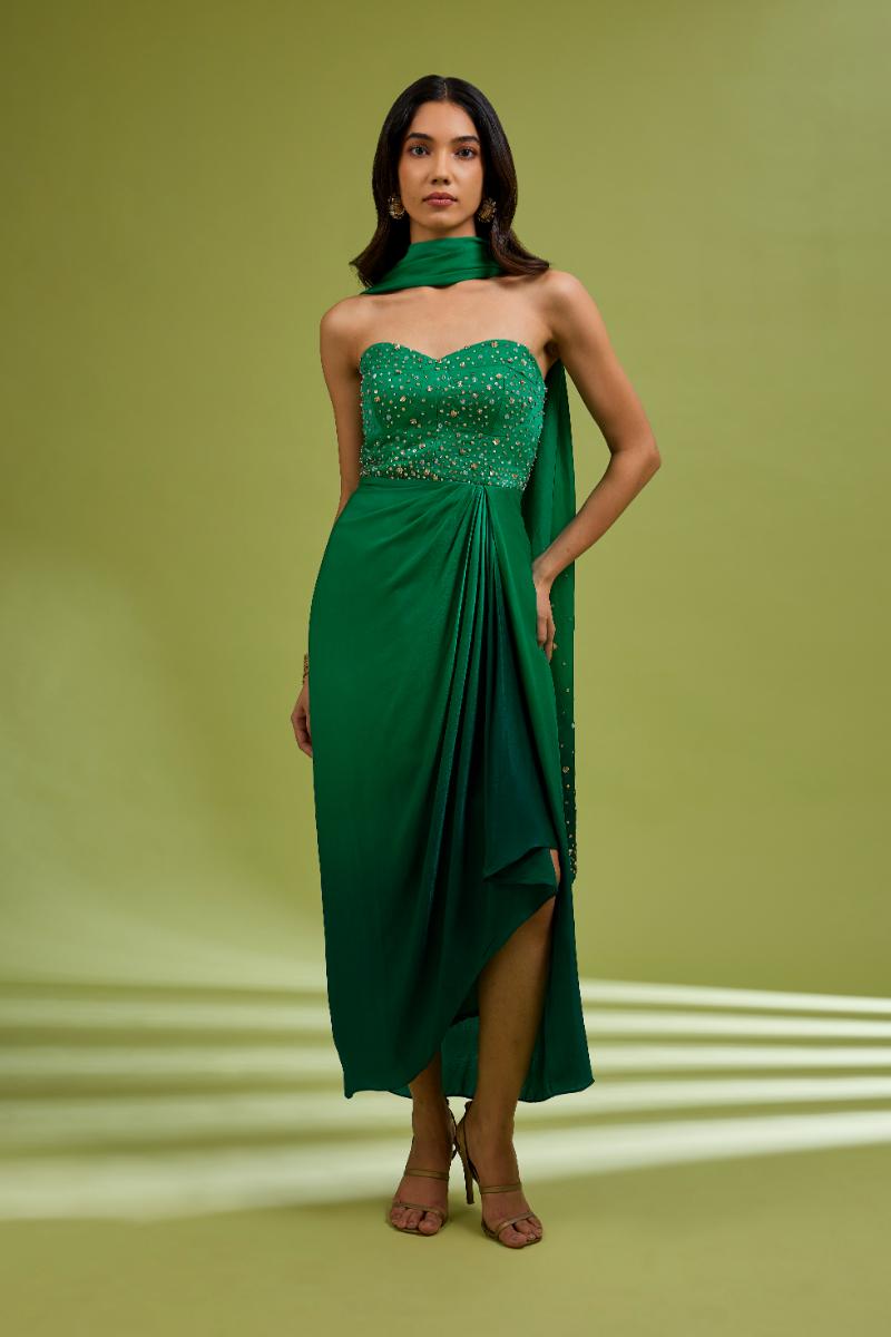 Ombre Corset Gown