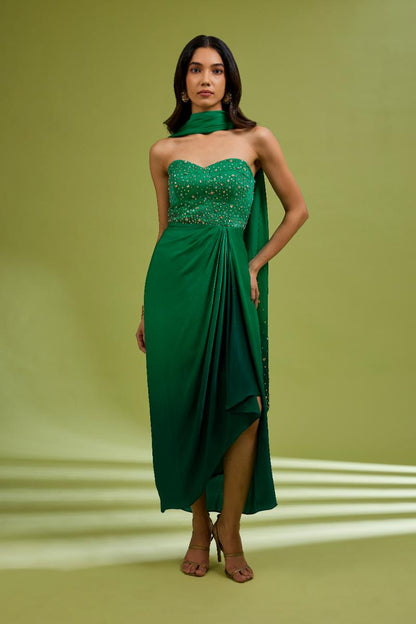 Ombre Corset Gown