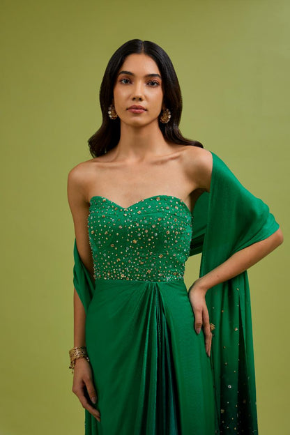 Ombre Corset Gown