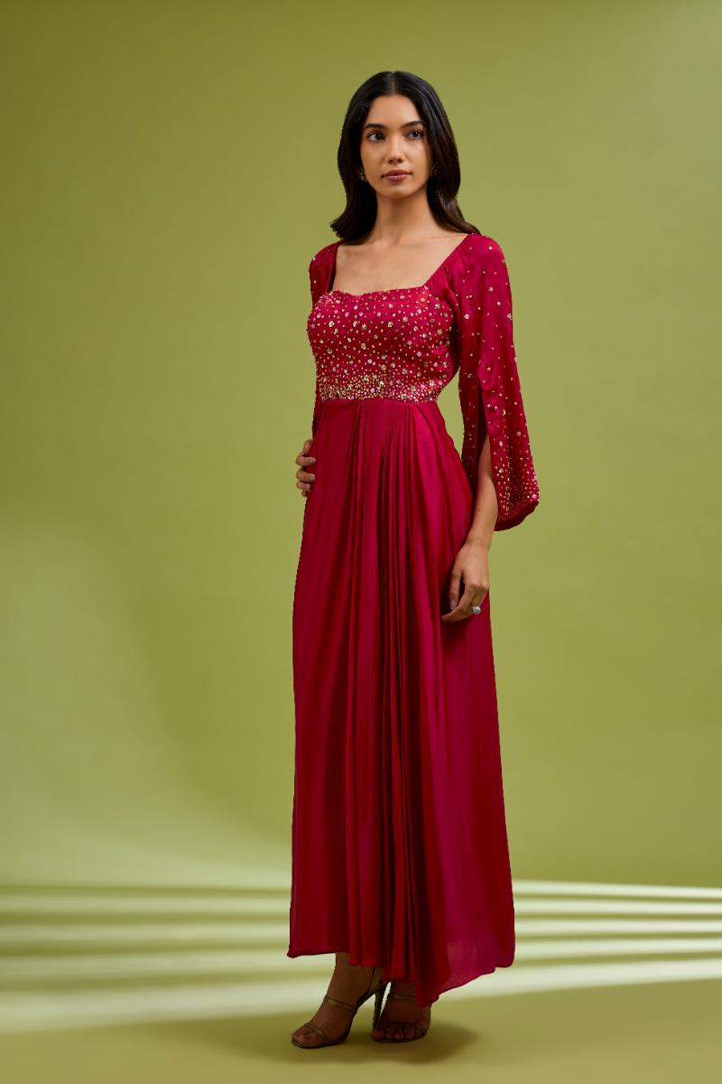 Red Corset Gown