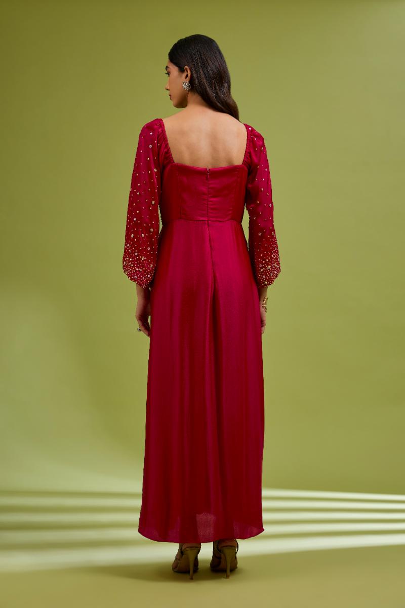 Red Corset Gown