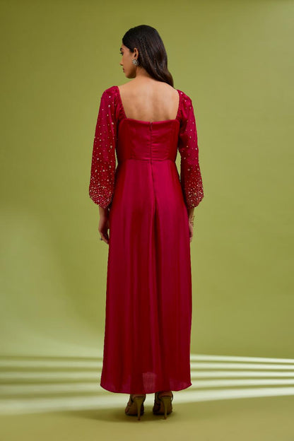 Red Corset Gown