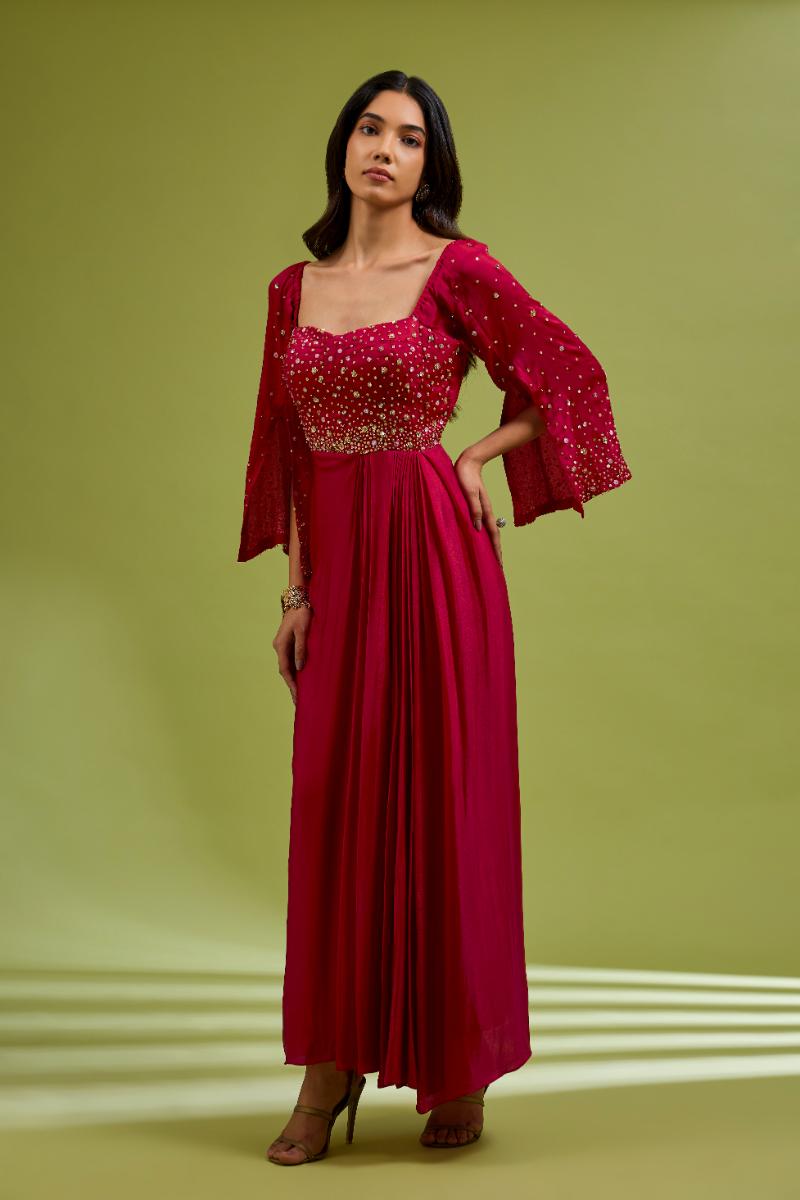 Red Corset Gown