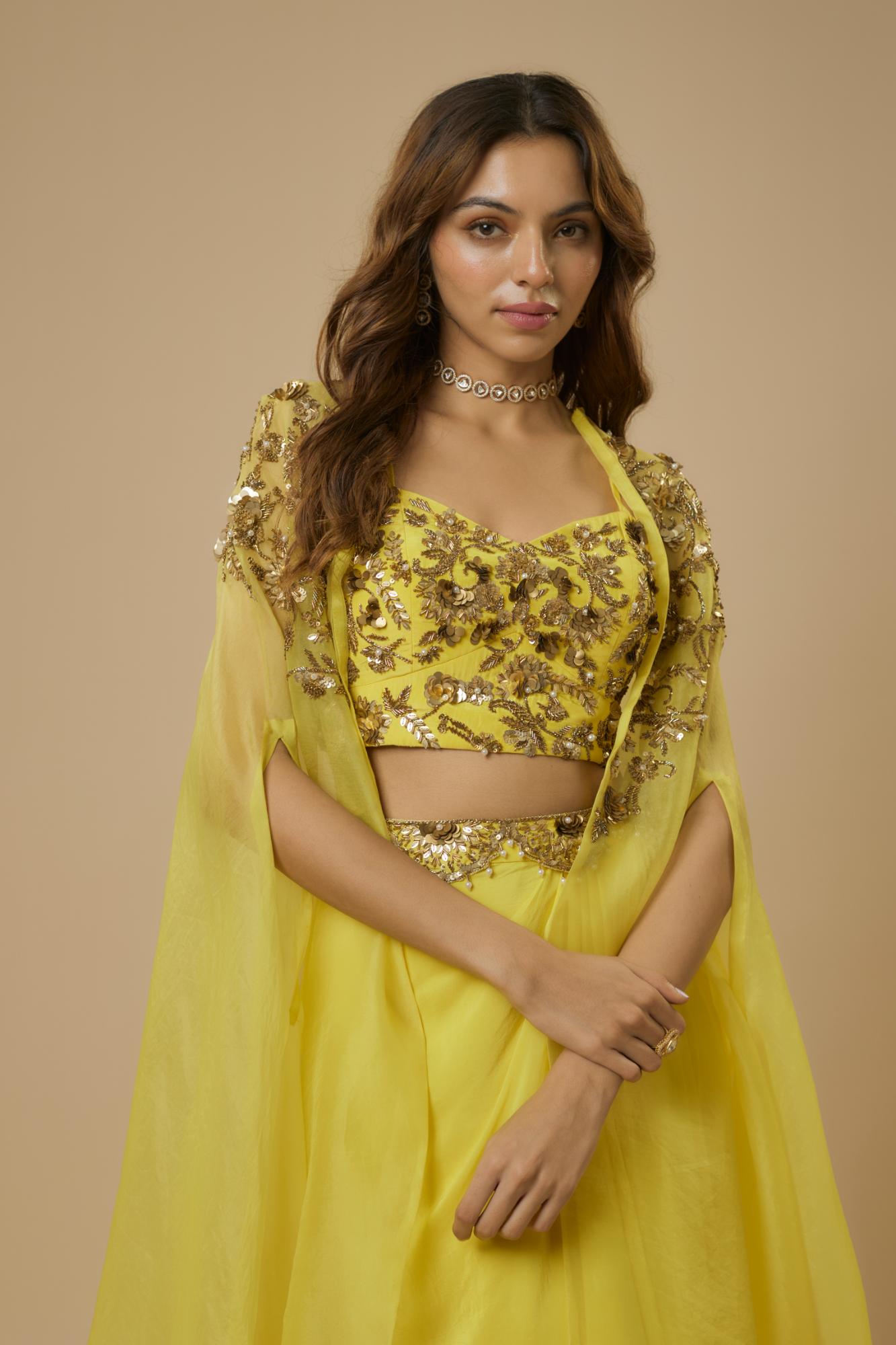 Yellow Drape Set