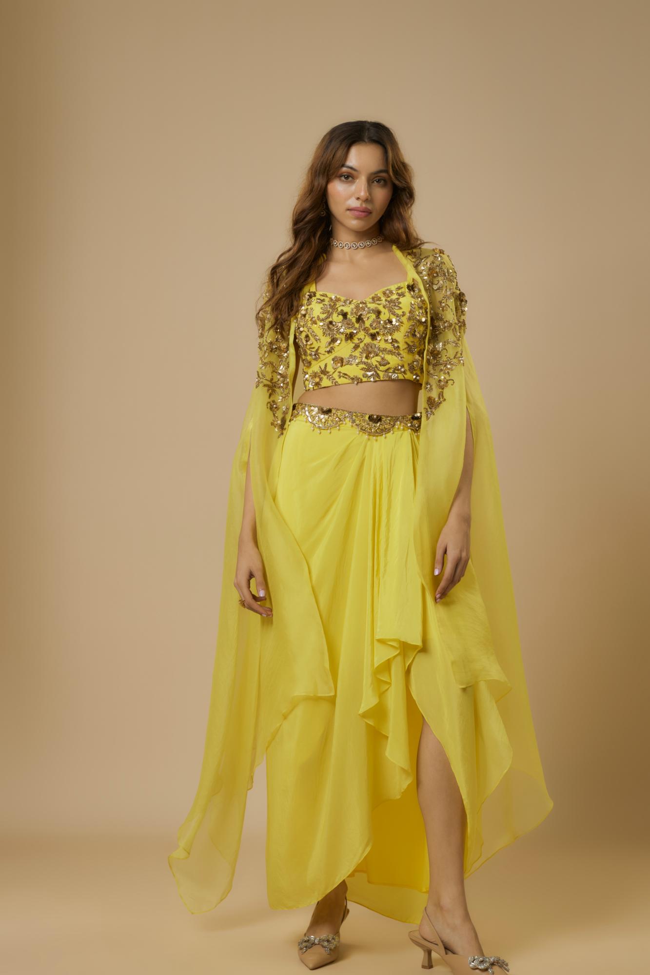 Yellow Drape Set