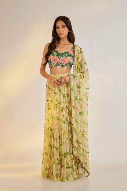 Embroidered Lehenga Set