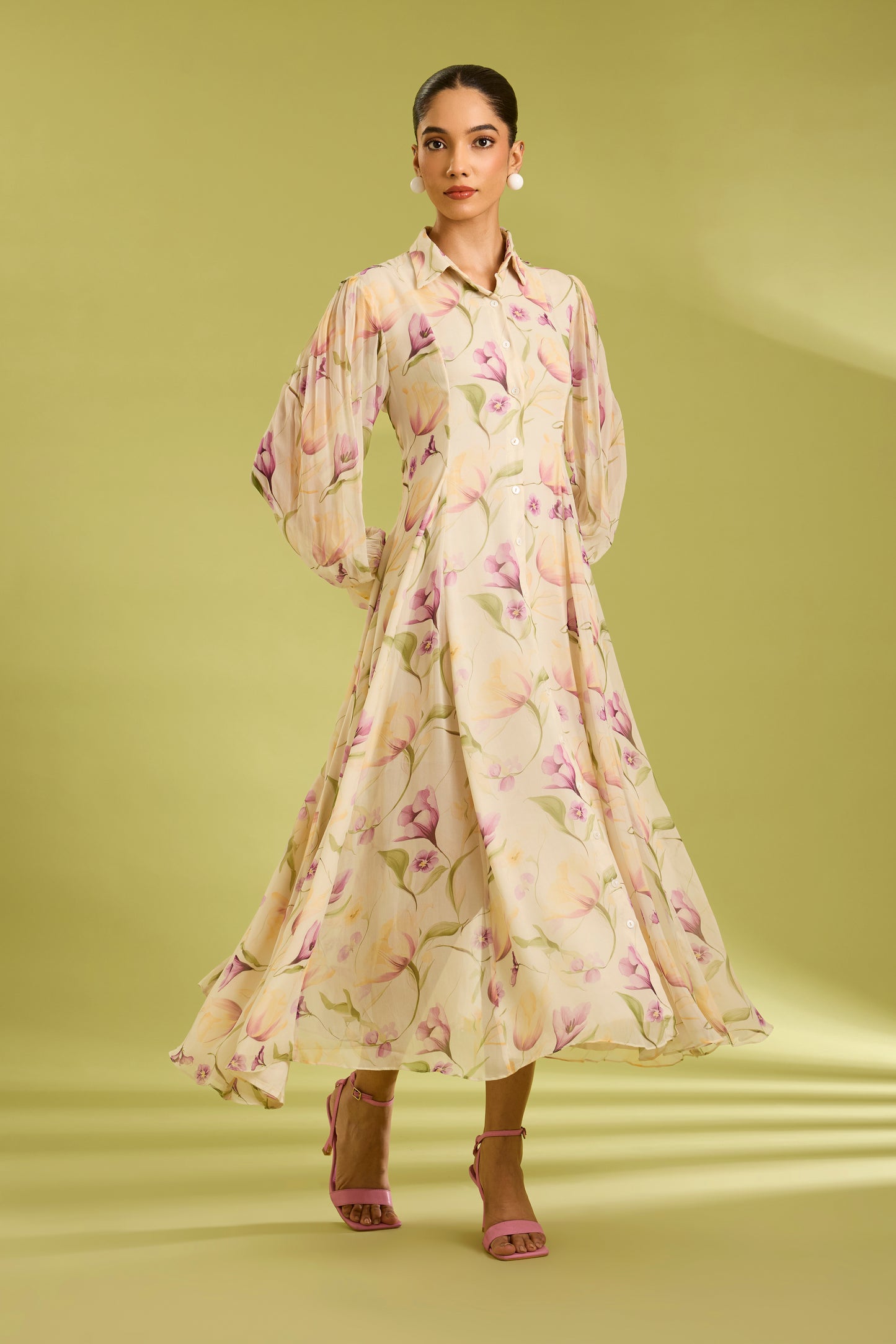Georgette Panel Dress