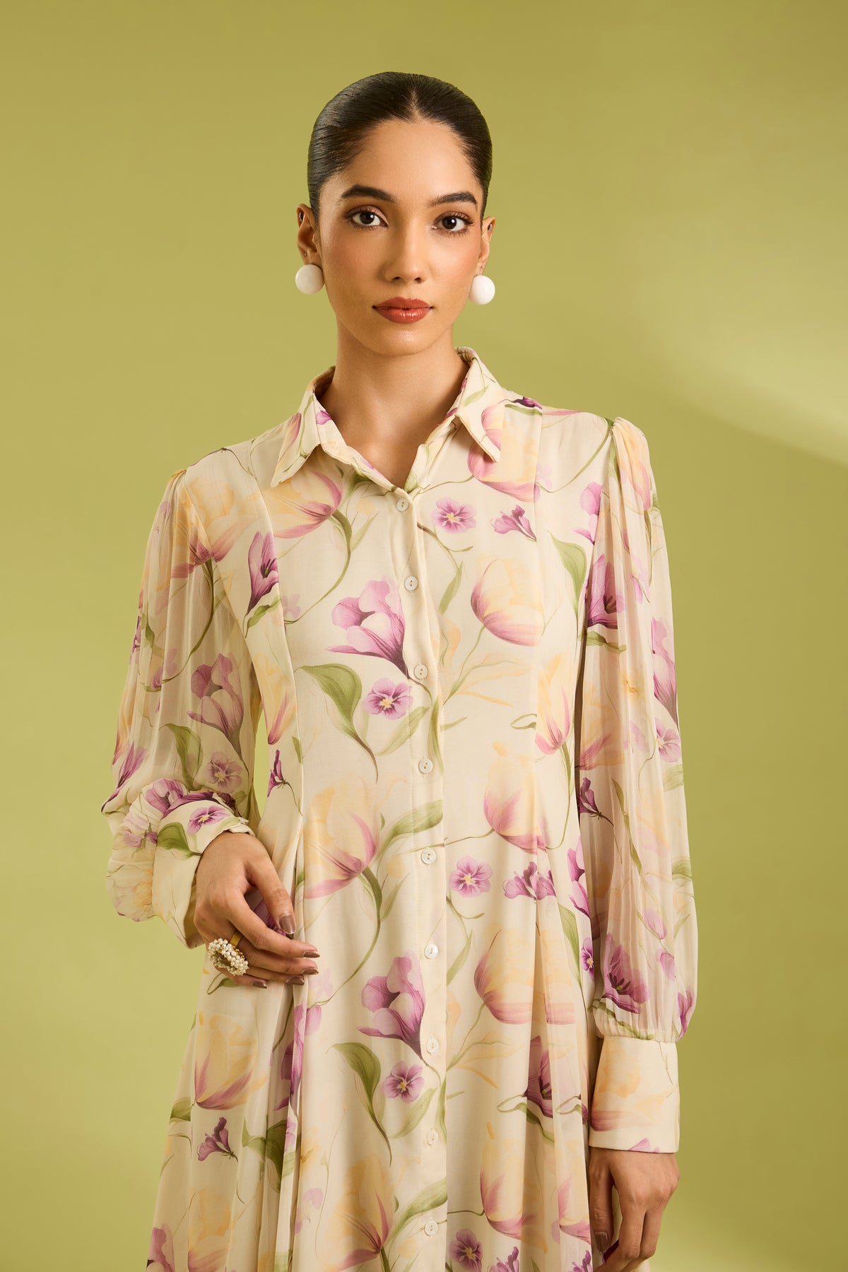 Georgette Panel Dress
