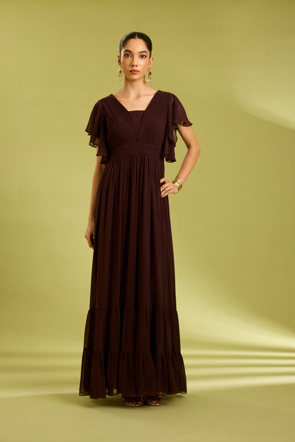 Brown Evening Gown