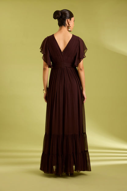 Brown Evening Gown