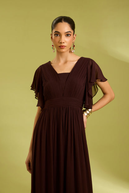 Brown Evening Gown