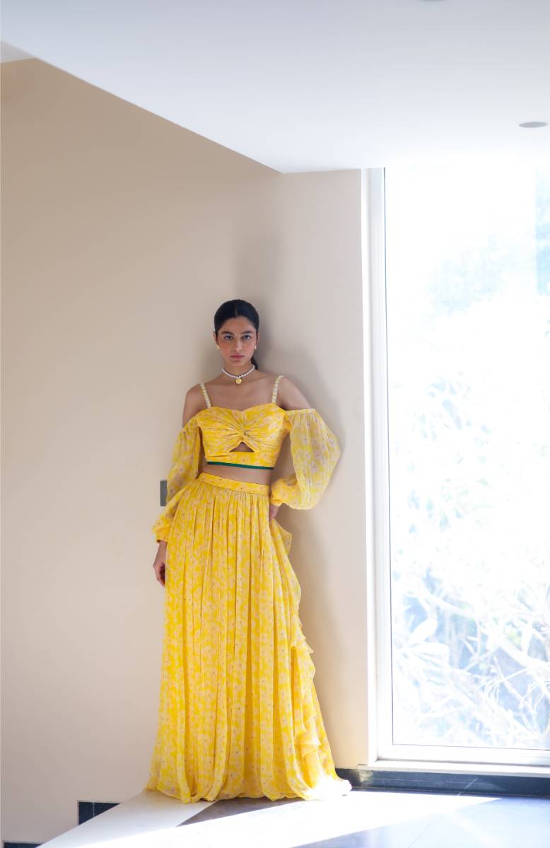 Petal Haze Lehenga Set