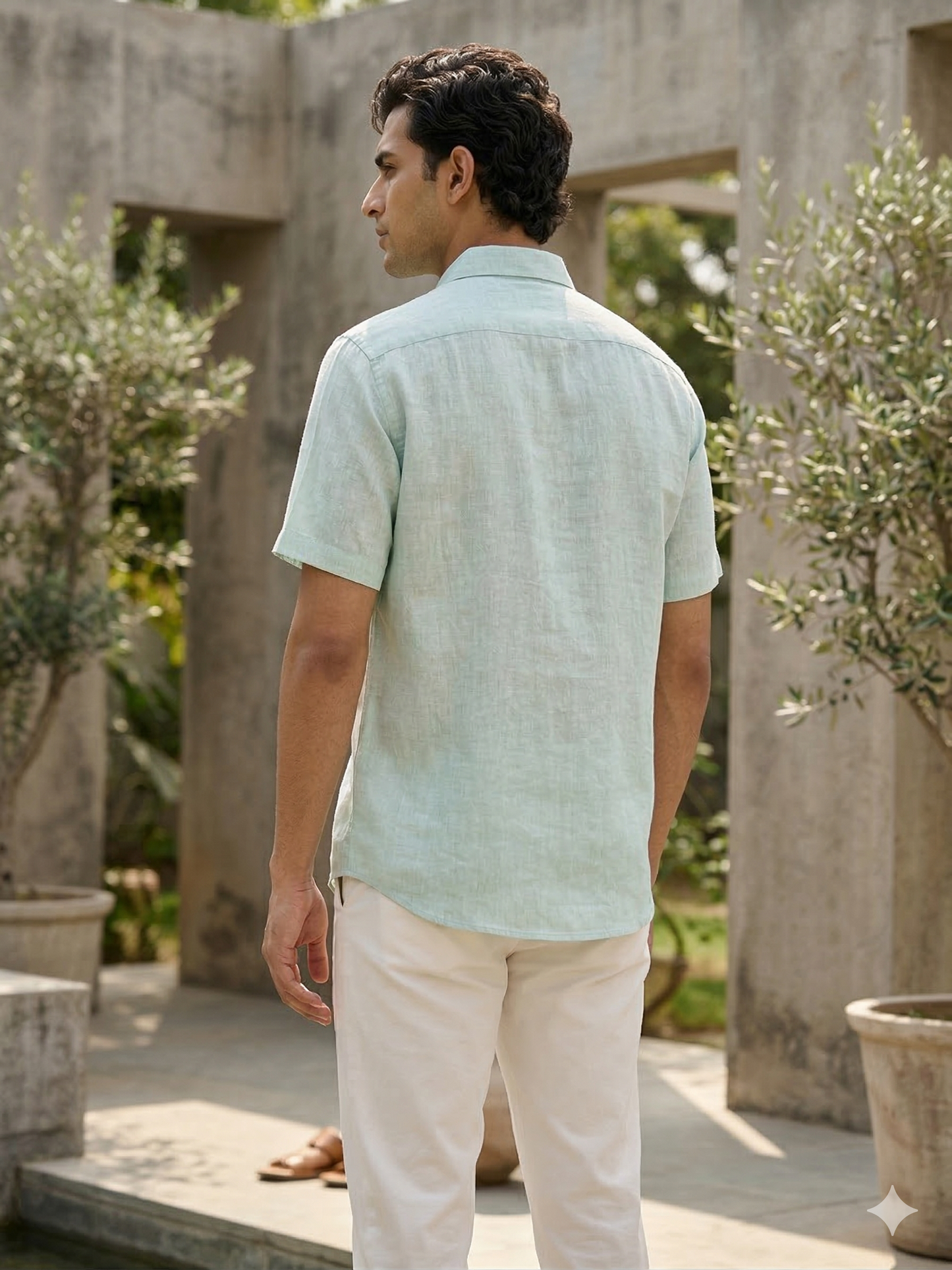 Blue Hemp Shirt