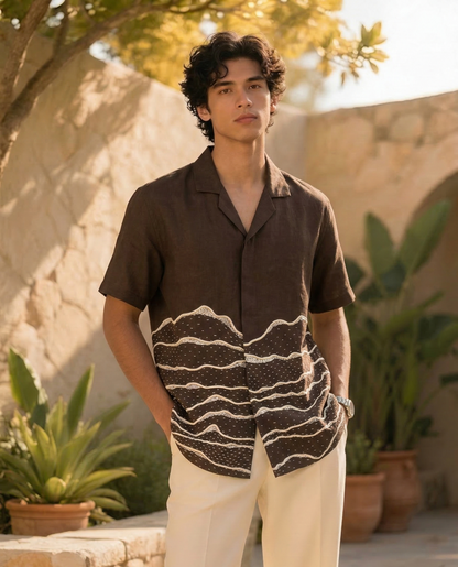 Earthwave Embroidered Hemp Shirt