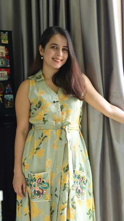 Yellow Love Sheath Dress