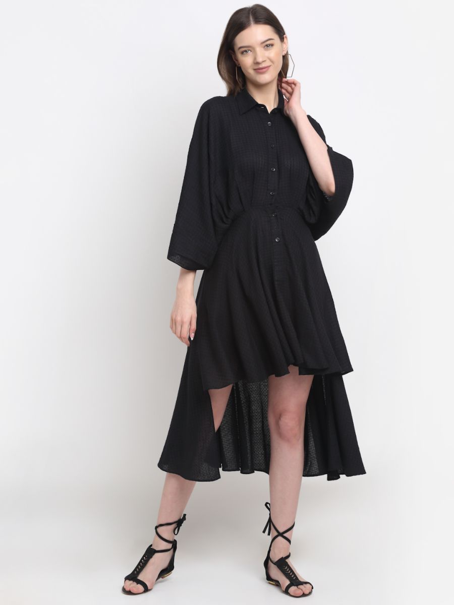 Black Asymmetric Dress