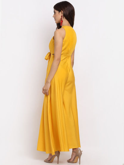 Behave Jumpsuit Yellow