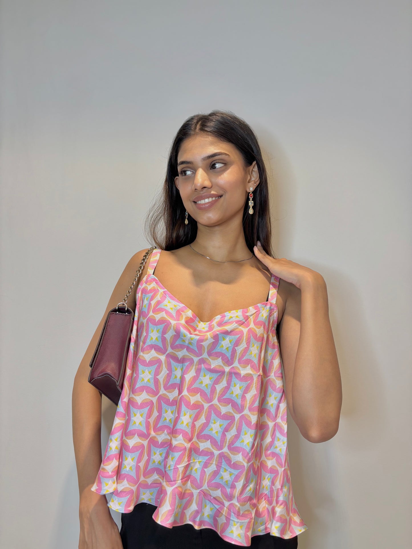 Pink Spaghetti Top
