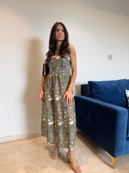 Green Hemp Dress