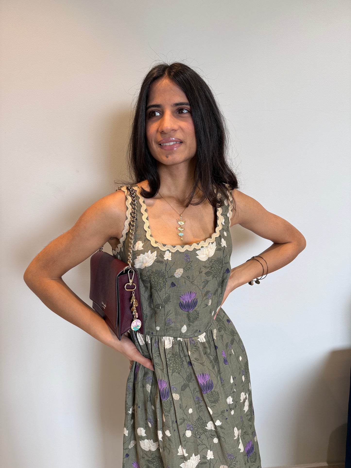 Green Hemp Dress