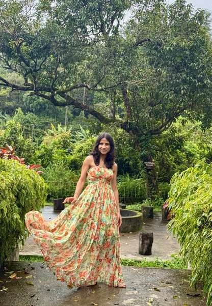 Ruched Maxi Dress