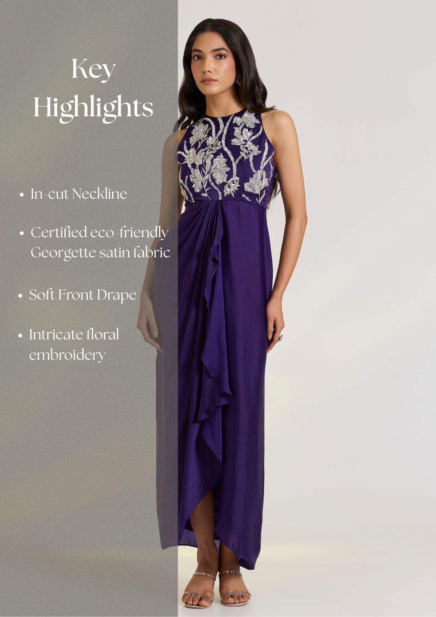 Tara Draped Gown