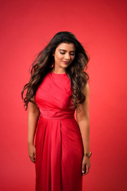 Scarlet Hour Drape Dress